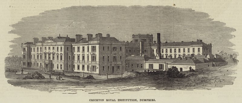 Crichton Royal Institution, Dumfries (gravyr) av English School