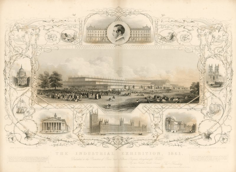 Crystal Palace; den stora utställningen 1851 av English School