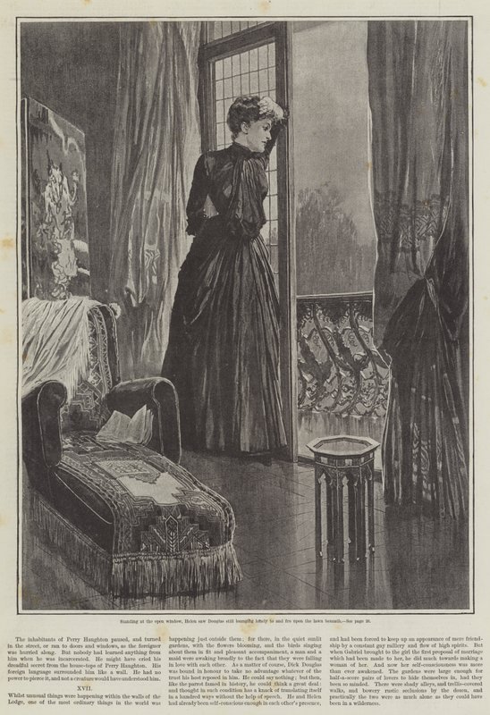 Cynic Fortune, A Tale of a Man with a Conscience, av David Christie Murray (litho) av English School