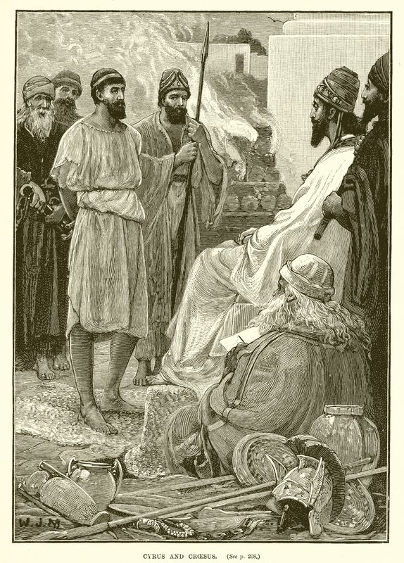 Cyrus och Croesus av English School