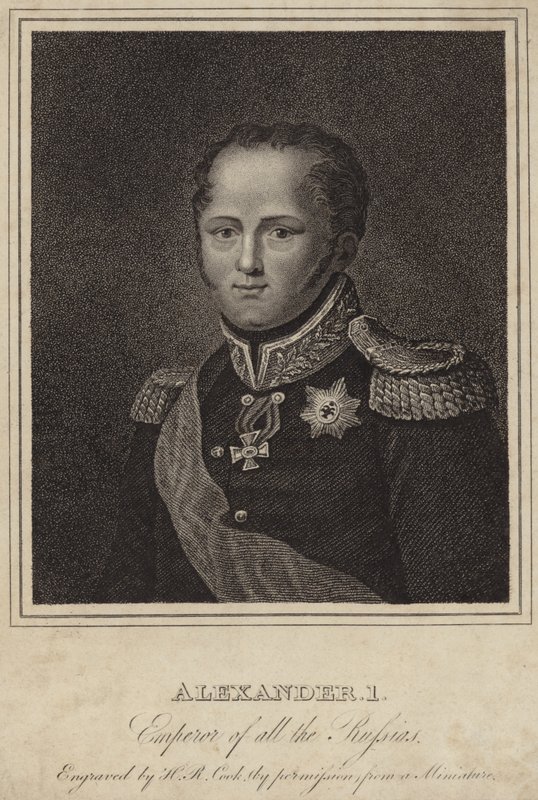 Tsar Alexander I av Ryssland av English School