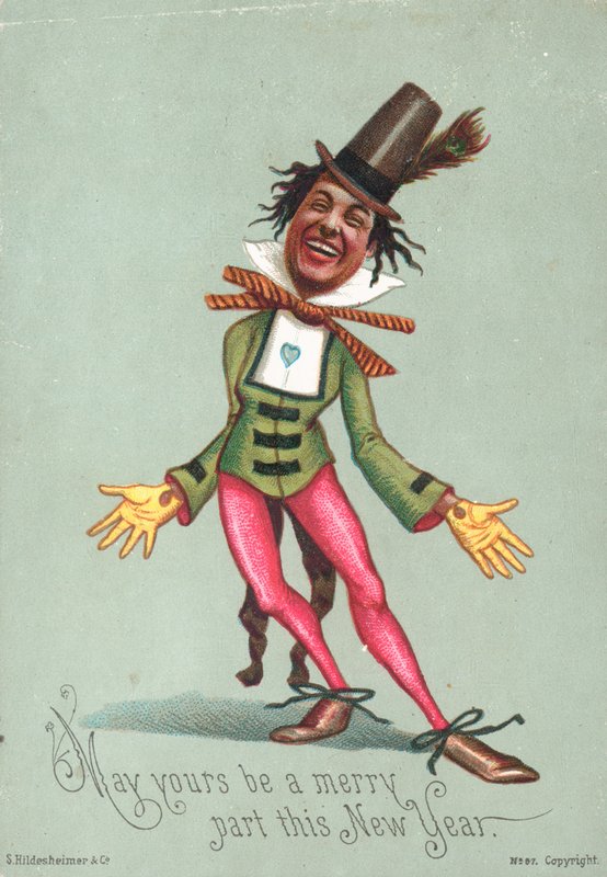 Dandy Man, nyårskort av English School
