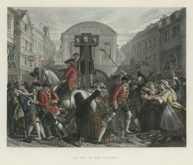 Daniel Defoe i pelaren av English School