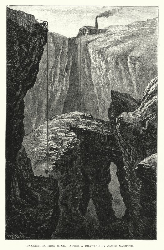 Dannemora Iron Mine (engraving) av English School