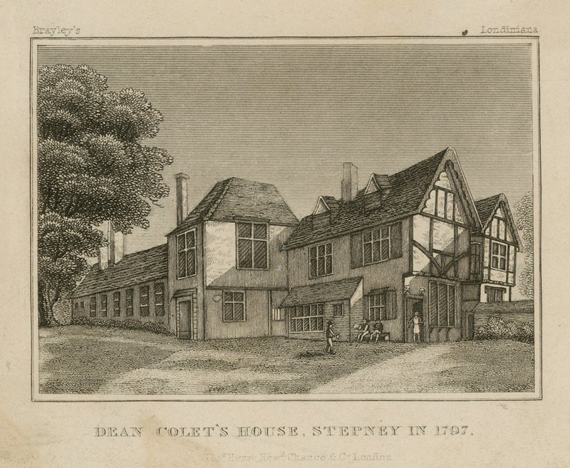 Dean Colets House i Stepney av English School