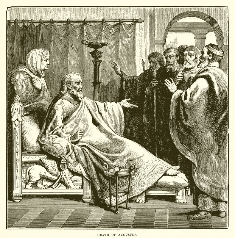 Augustus död av English School