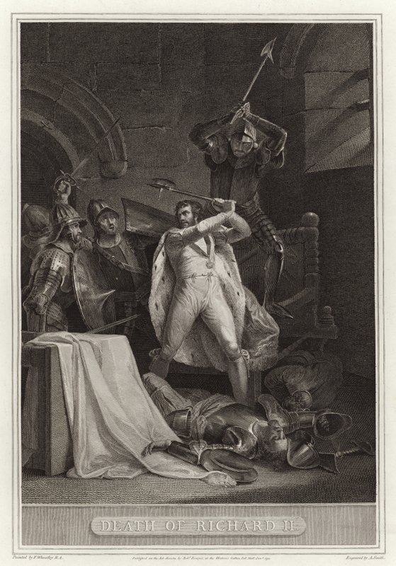 Richard II:s död av English School