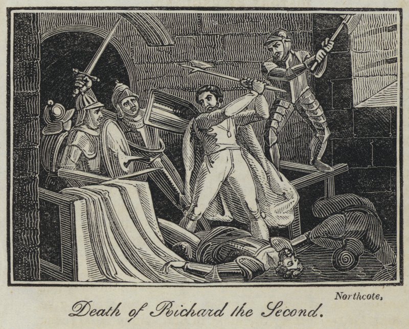 Richard den andres död (gravyr) av English School