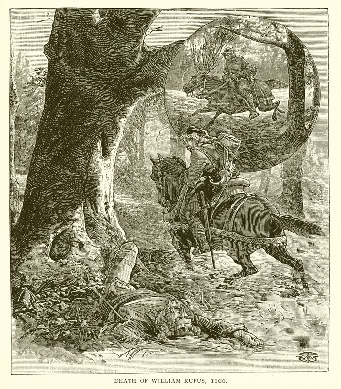 William Rufus död, 1100 av English School