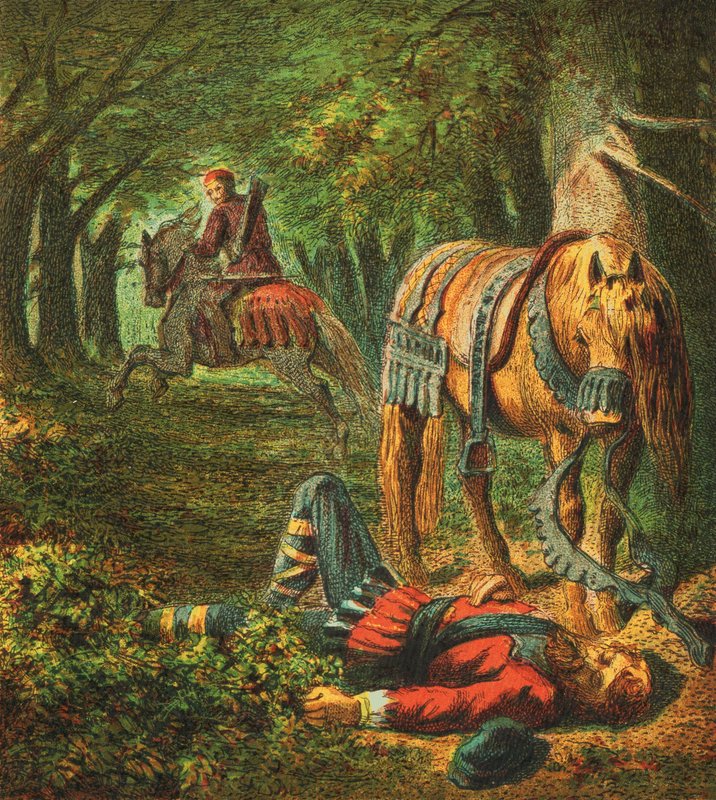 Vilhelm den andres död av English School