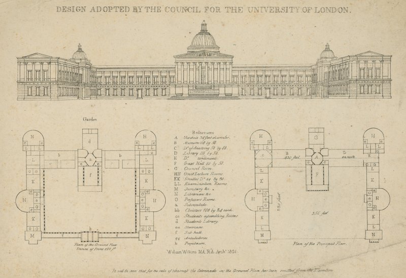 Design antagen av rådet för University of London av English School