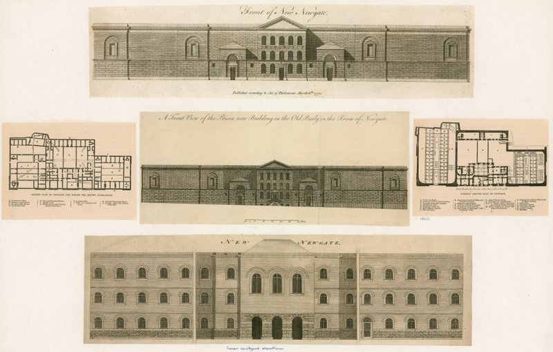 Design för Newgate fängelse av English School