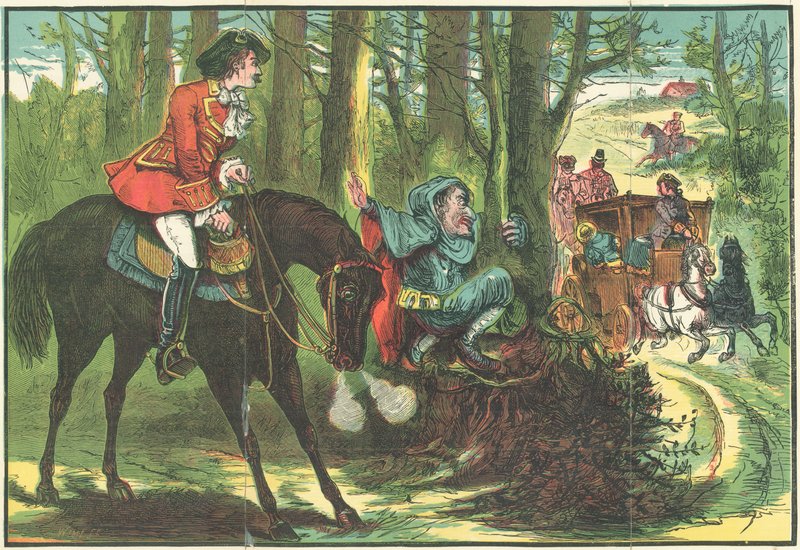 Dick Turpin och den blå dvärgen förhindrar ett grymt brott av English School