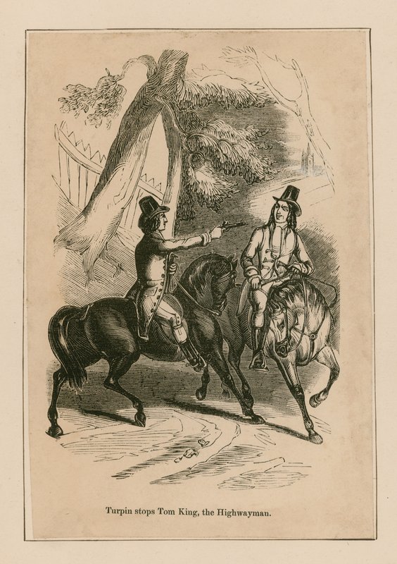 Dick Turpin stoppar Tom King, the Highwayman av English School