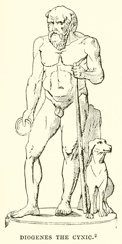 Cynikern Diogenes av English School