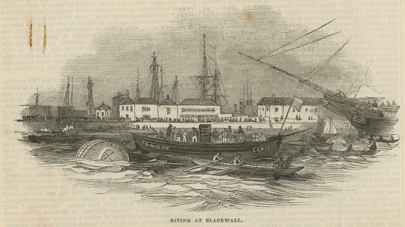 Dykning vid Blackwall av English School
