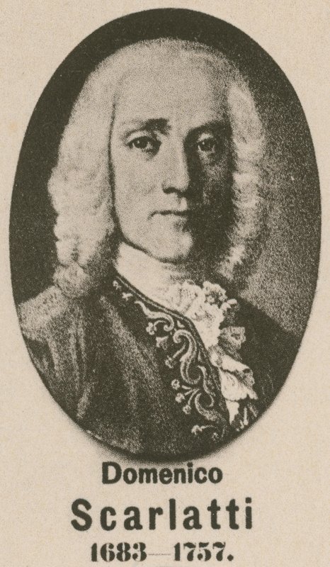 Domenico Scarlatti (gravyr) av English School