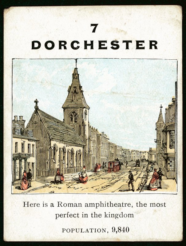 Dorchester (färg litho) av English School