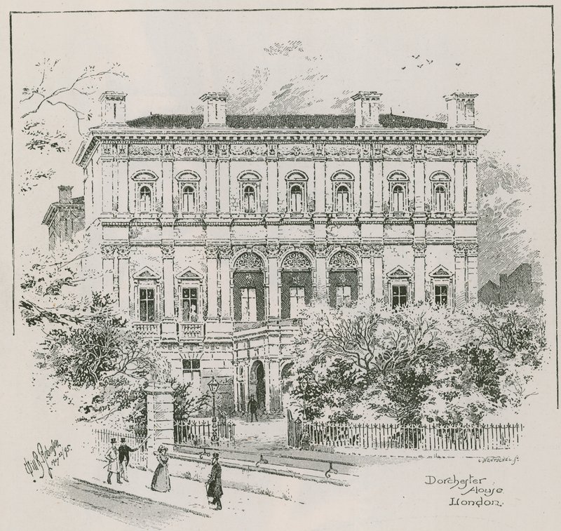 Dorchester House, Park Lane, London, bostaden för Shahzada Nasrullah Khan av English School