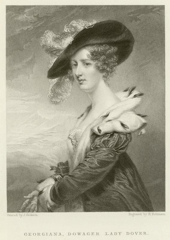 Änkefru Lady Dover av English School