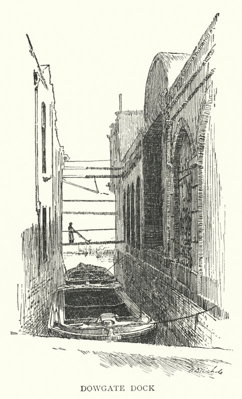 Dowgate Dock (gravyr) av English School