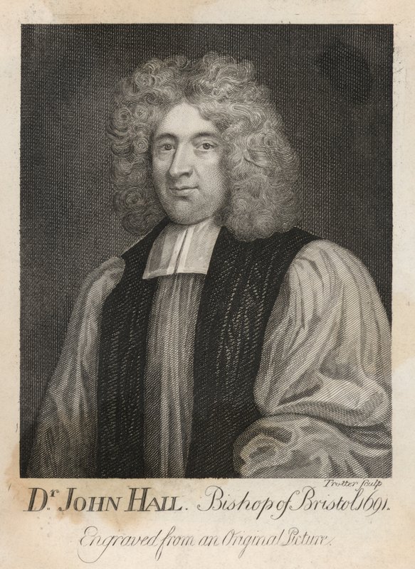 Dr John Hail, biskop av Bristol 1691 av English School