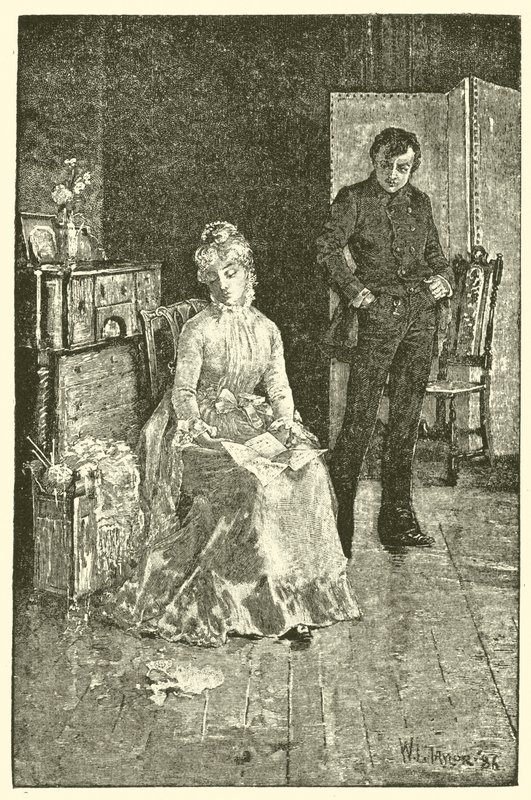 Dr Lydgate och Rosamond (gravyr) av English School