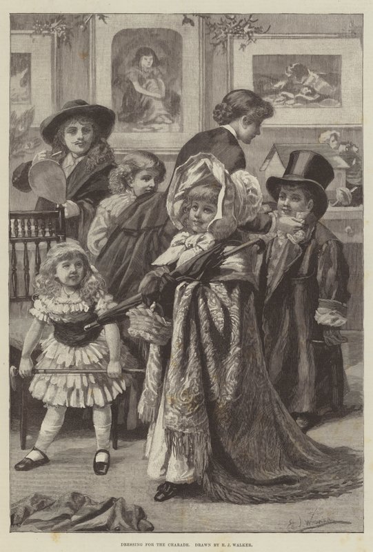 Dressing for the Charade (gravyr) av English School