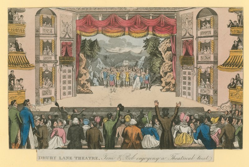 Drury Lane Theatre: Tom och Bob njuter av en teatralisk upplevelse av English School