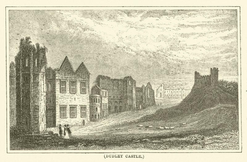 Dudley Castle (gravyr) av English School