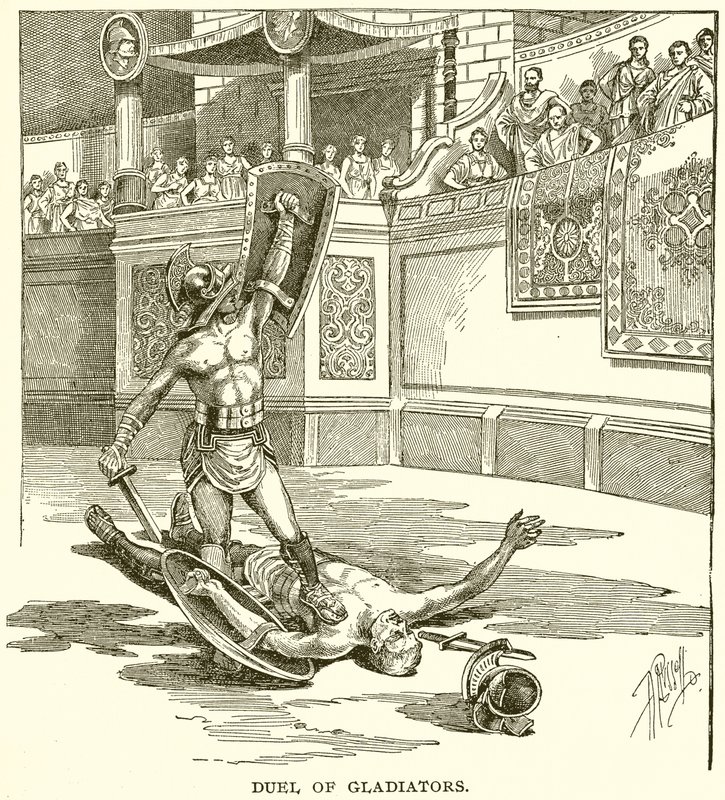 Gladiatorernas duell av English School