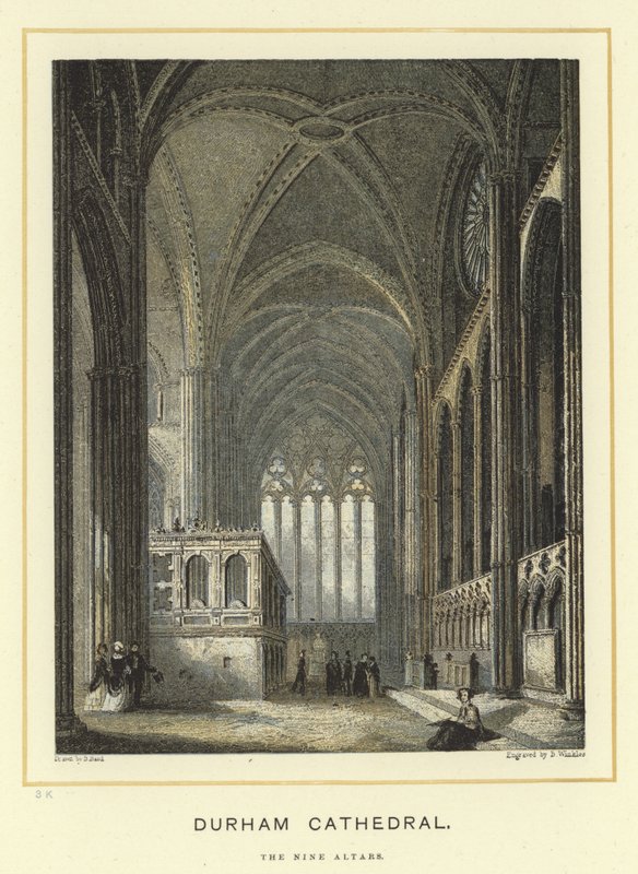 Durham Cathedral, de nio altarna av English School