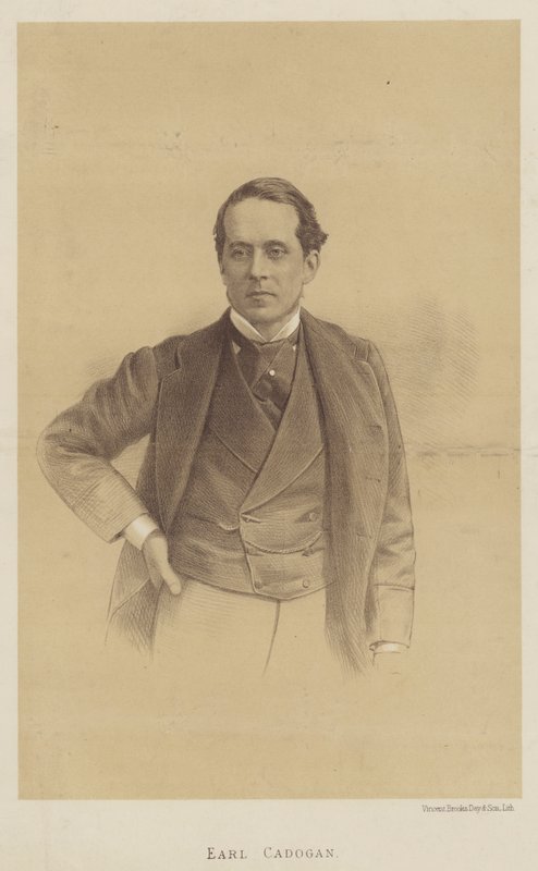 Earl Cadogan, vicekung av Irland (litografi) av English School