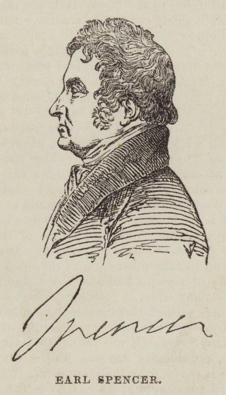 Earl Spencer (gravyr) av English School