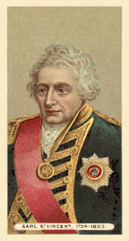 Earl St Vincent, 1734-1823 av English School