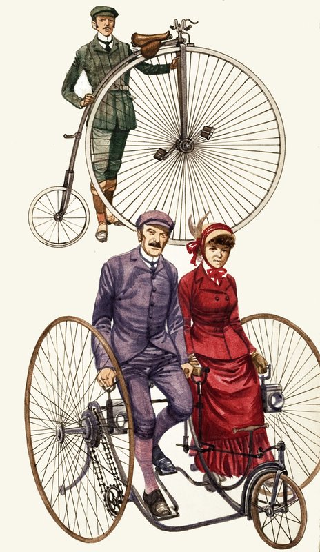 Tidiga cyklar montage av English School