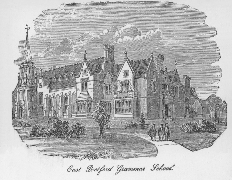 East Retford Grammar School (gravyr) av English School