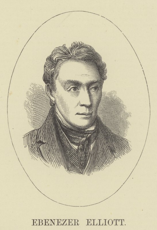 Ebenezer Elliott (gravyr) av English School