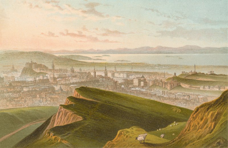 Edinburgh från Arthur