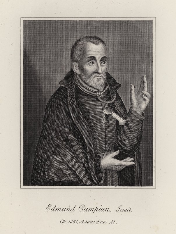 Edmund Campian (gravyr) av English School
