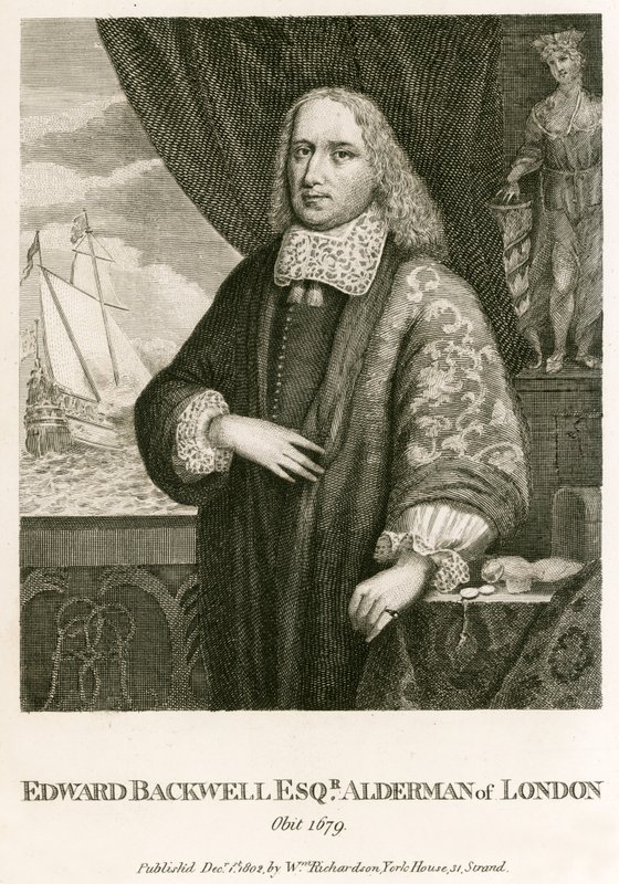 Edward Backwell, Alderman of London av English School