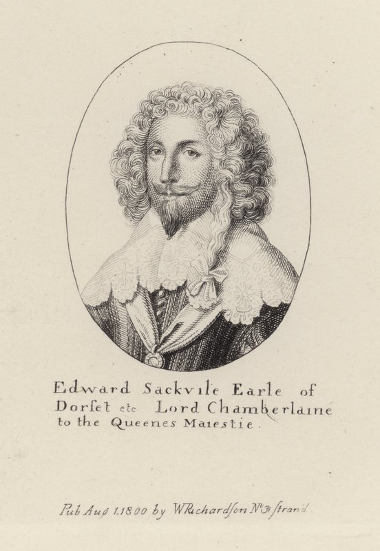Edward Sackville, Earl of Dorset (gravyr) av English School