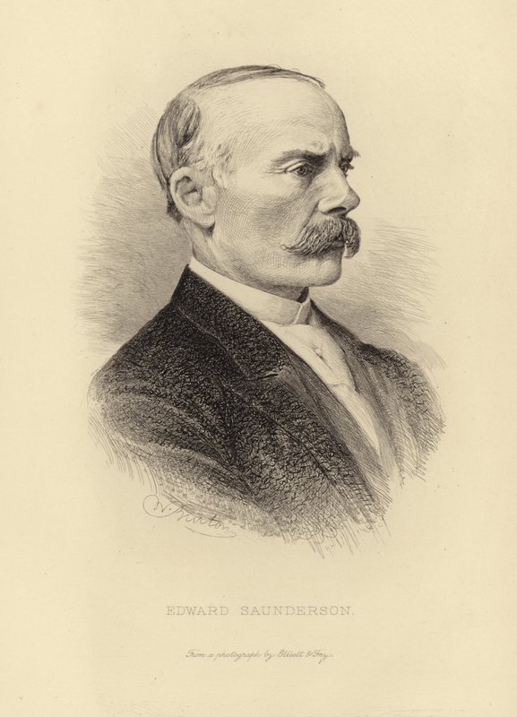 Edward Saunderson av English School