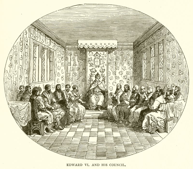Edward VI och hans råd av English School