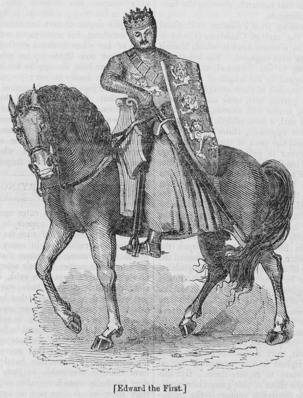 Edward den förste (gravyr) av English School
