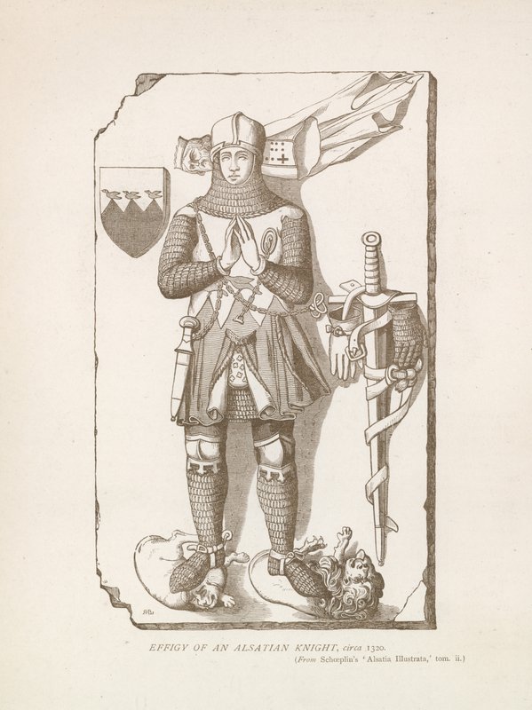 Bild av en Alsace riddare, ca 1320 av English School