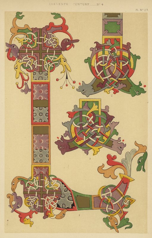 Elfte århundradet (chromolitho) av English School