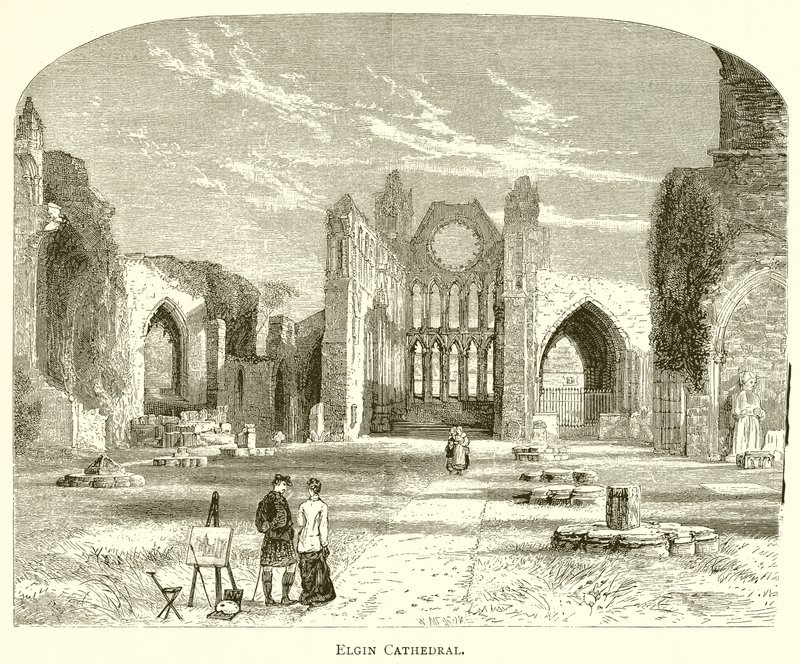 Elgins katedral av English School