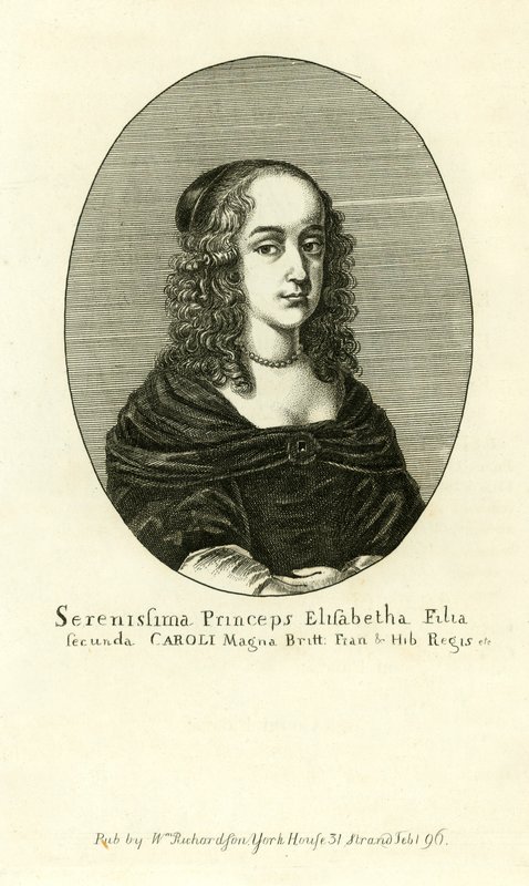 Elizabeth Stuart, andra dotter till kung Charles I av English School