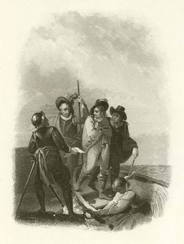 Emigration av Cromwell av English School